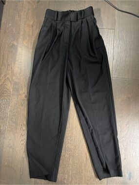 H&M Black High Waist Trousers